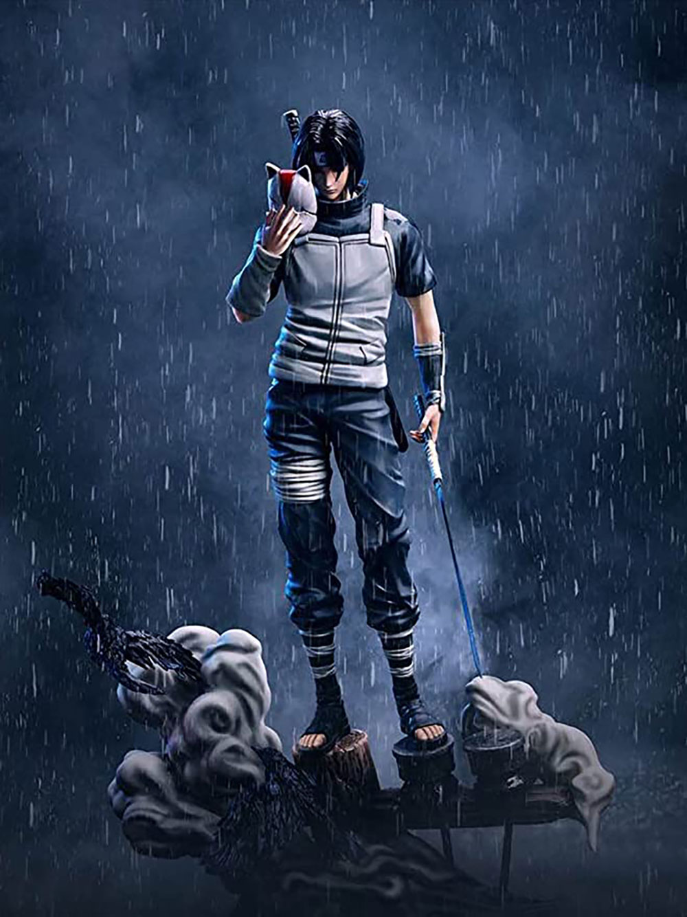 Naruto Shippuden Uchiha Kokushibo GK Style PVC Anime Action Figure Model Statue for Fans Collection - Image 2