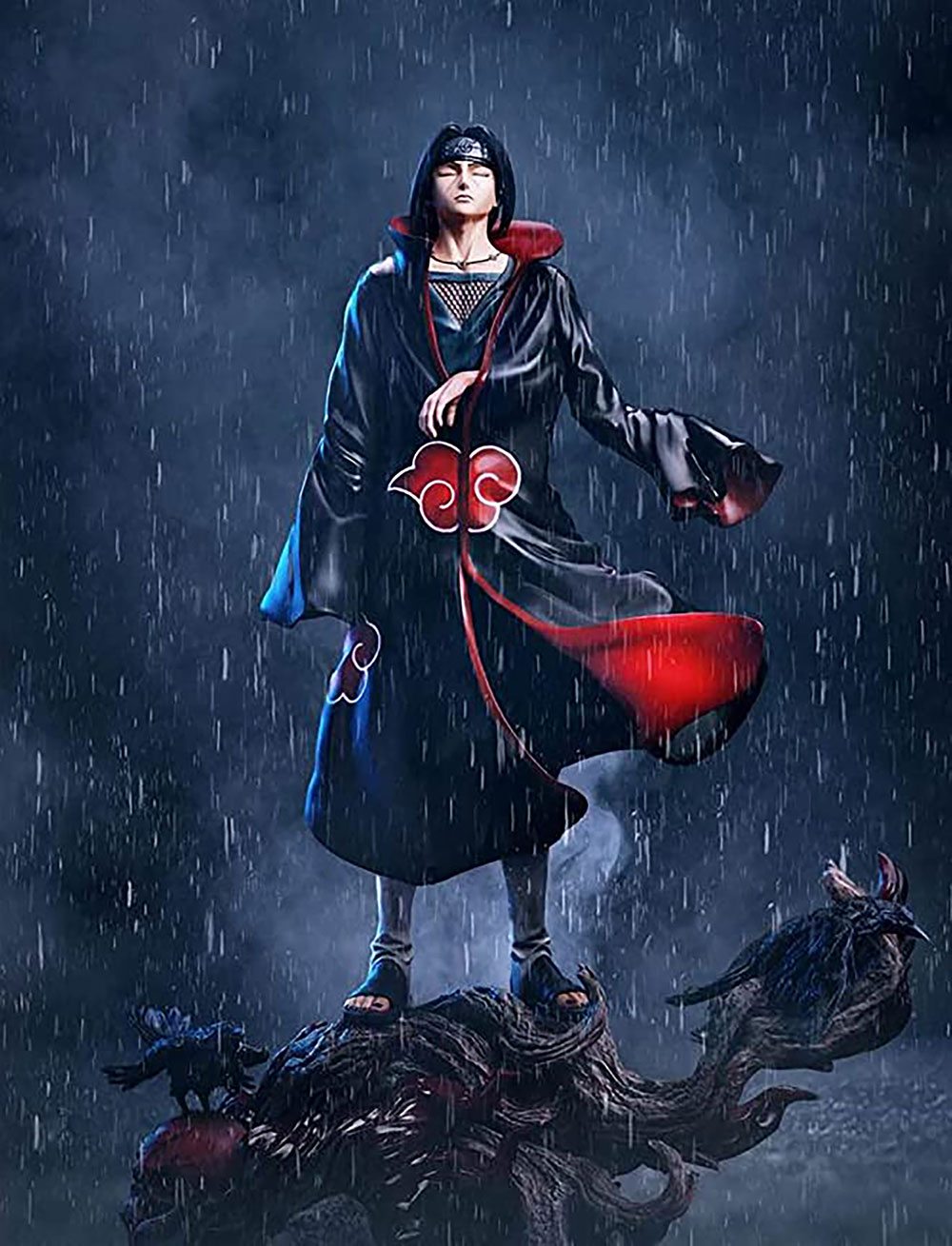 Naruto Shippuden Uchiha Kokushibo GK Style PVC Anime Action Figure Model Statue for Fans Collection - Image 3