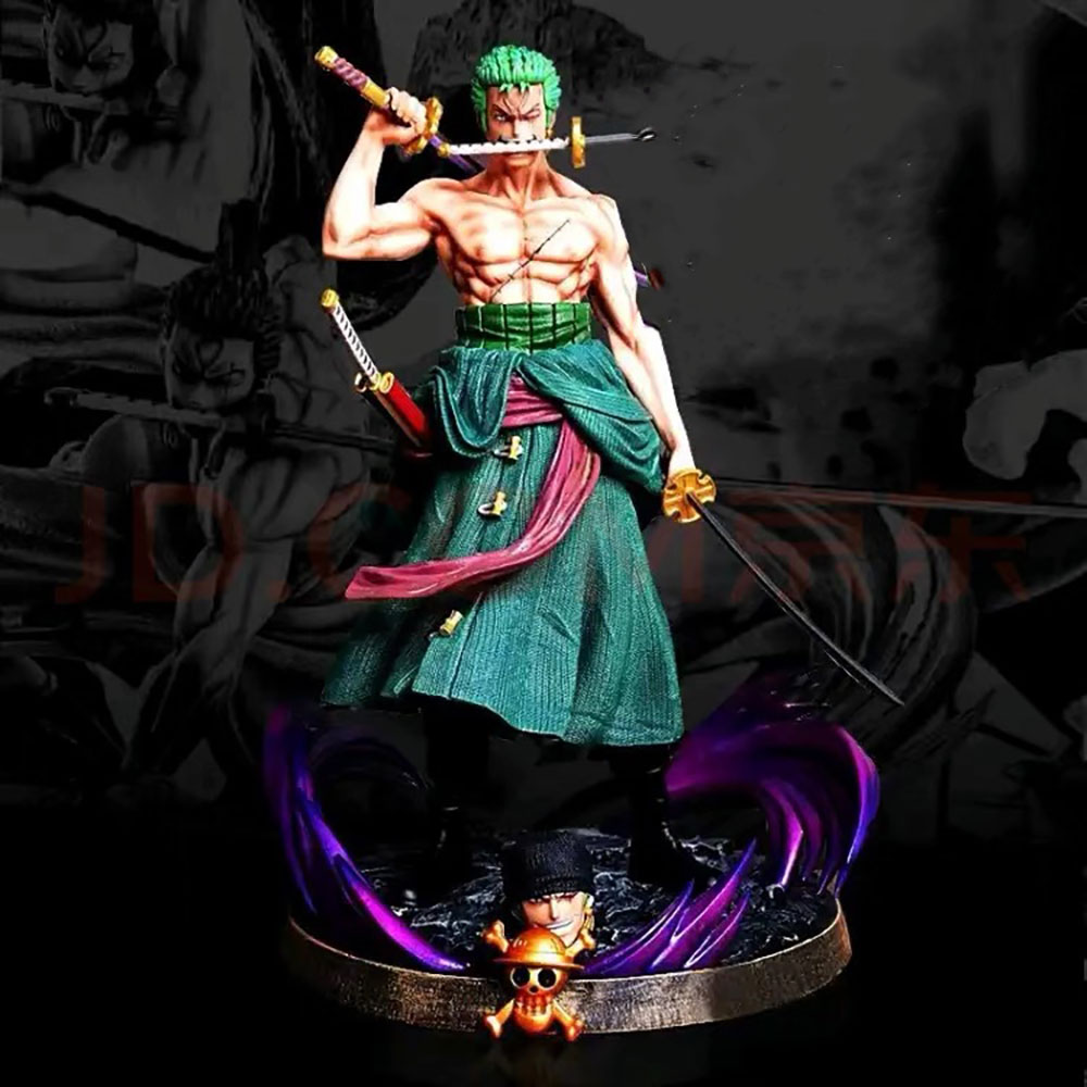 One Piece Roronoa Zoro Three Swords Style GK PVC Anime Figure Cosplay Costume Collectible Model For Fan Hobby Collection - Image 7