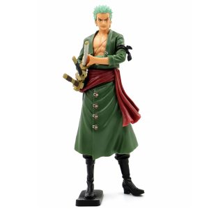 One Piece Anime Three Swords Style GK Collectible Action Figure Fashion Costume Model For Fan Hobby Collection
