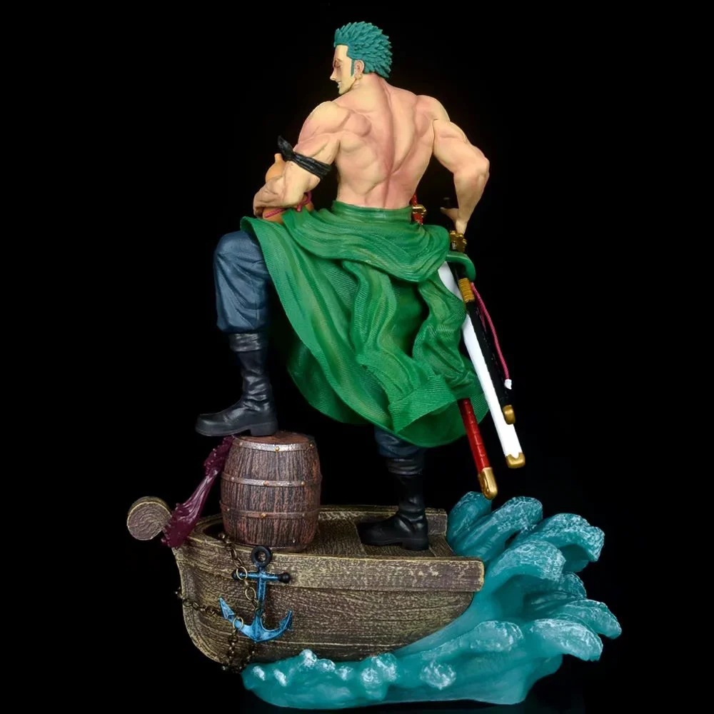 One Piece GK Style Anime Action Figure Three Swords Pose Changeable Costume PVC Collectible Model For Fans Hobby Collection - Image 3