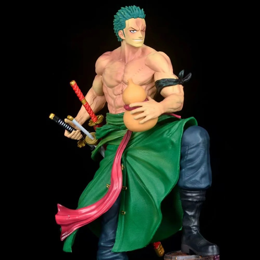 One Piece GK Style Anime Action Figure Three Swords Pose Changeable Costume PVC Collectible Model For Fans Hobby Collection - Image 2