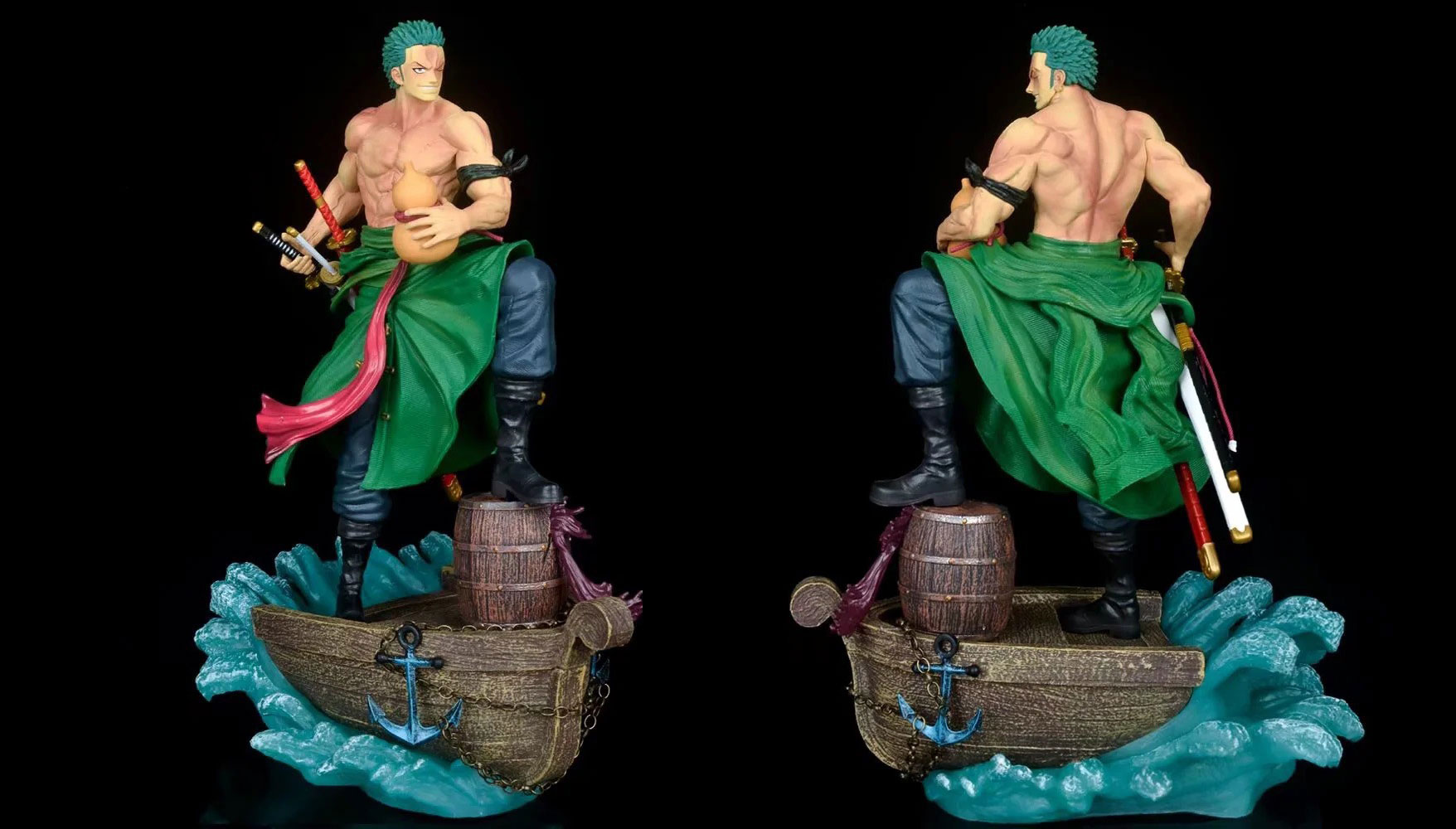 One Piece GK Style Anime Action Figure Three Swords Pose Changeable Costume PVC Collectible Model For Fans Hobby Collection - Image 5