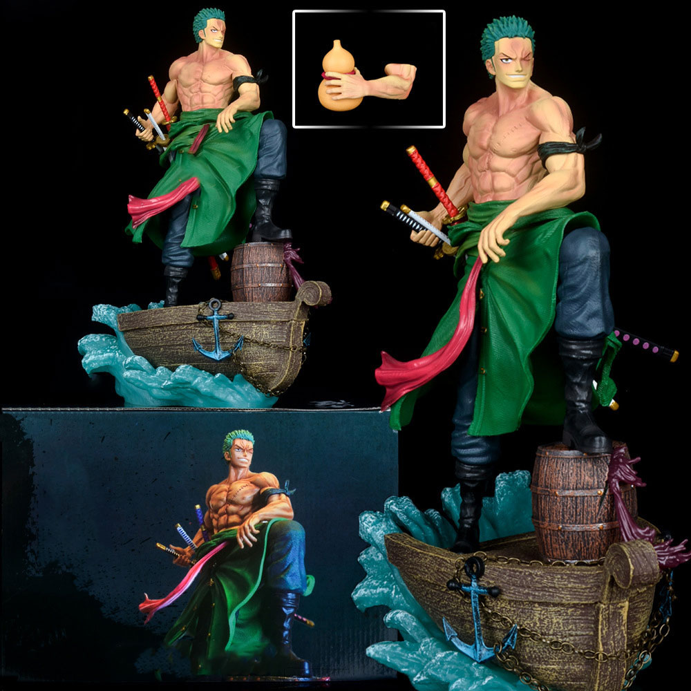 One Piece GK Style Anime Action Figure Three Swords Pose Changeable Costume PVC Collectible Model For Fans Hobby Collection - Image 7