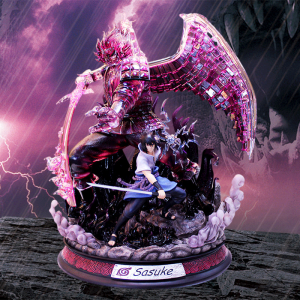 Naruto Uchiha Sasuke Light-Up Anime Figure Collectible Model Statue