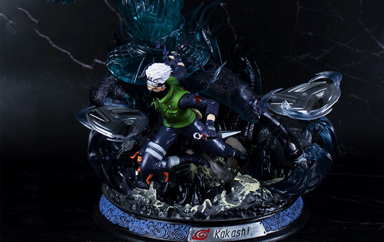 Naruto Kakashi Light-Up Anime Figure Collectible Model Statue - Image 2