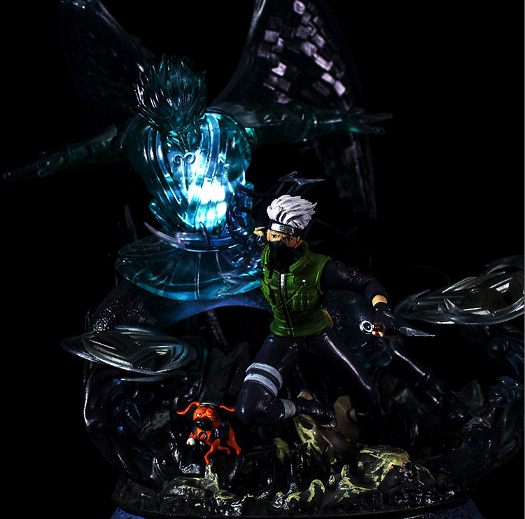 Naruto Kakashi Light-Up Anime Figure Collectible Model Statue - Image 7