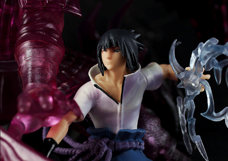 Naruto Uchiha Sasuke Light-Up Anime Figure Collectible Model Statue - Image 5