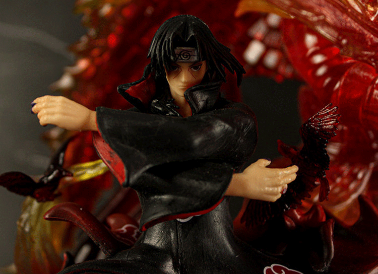 Naruto Uchiha Itachi Light-Up Anime Figure Collectible Model Statue - Image 5