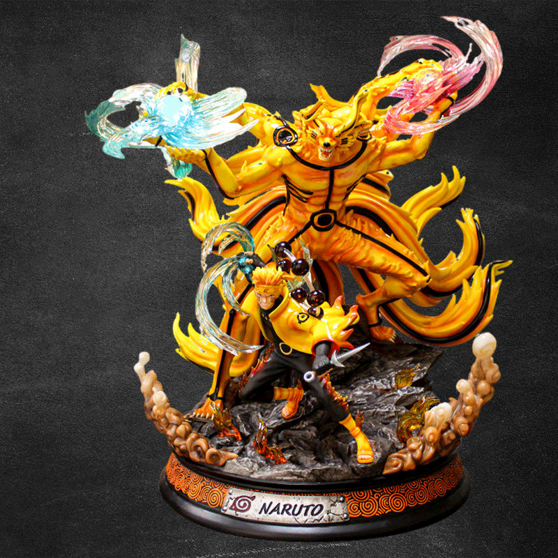 Naruto Nine-Tails Naruto Light-Up Anime Figure Collectible Model Statue - Image 2