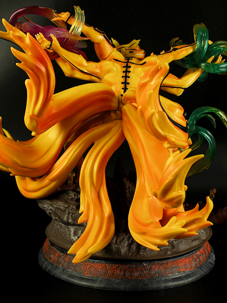 Naruto Nine-Tails Naruto Light-Up Anime Figure Collectible Model Statue - Image 5
