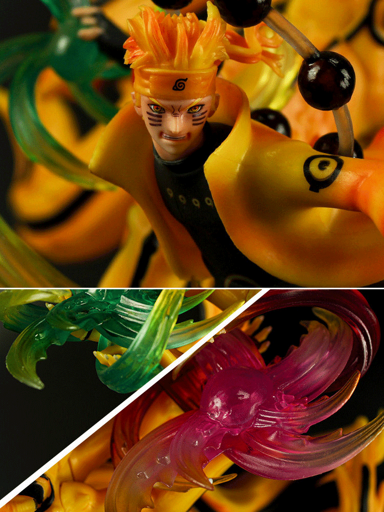 Naruto Nine-Tails Naruto Light-Up Anime Figure Collectible Model Statue - Image 6