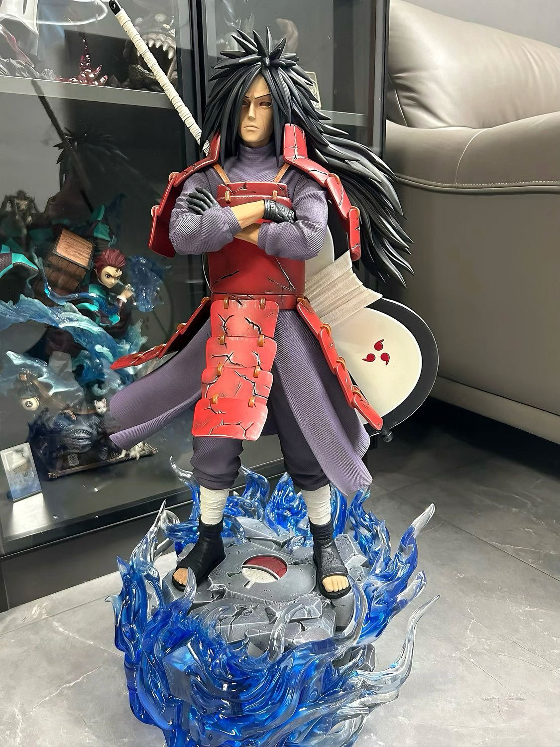 CW Studio Madara Uchiha LED Light-Up 43cm Naruto GK Statue