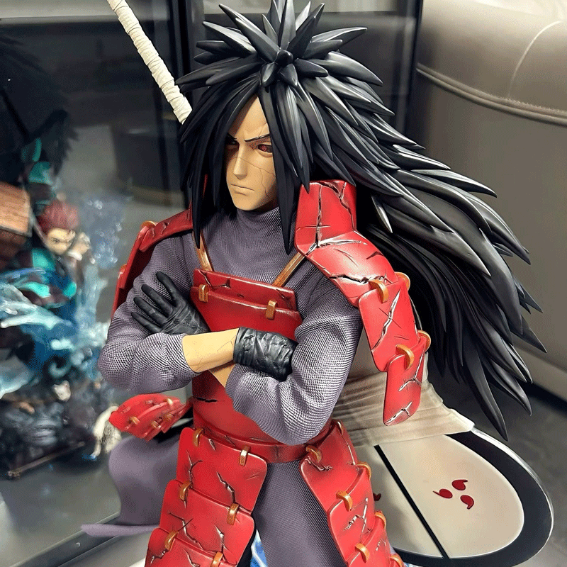 CW Studio Madara Uchiha LED Light-Up 43cm Naruto GK Statue - Image 4