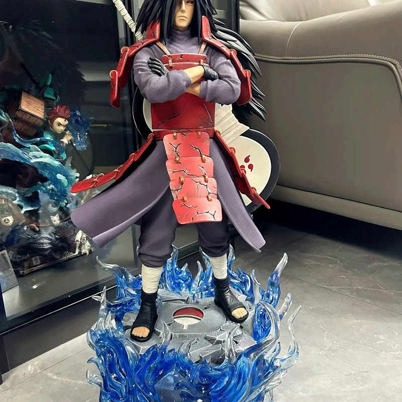CW Studio Madara Uchiha LED Light-Up 43cm Naruto GK Statue - Image 2
