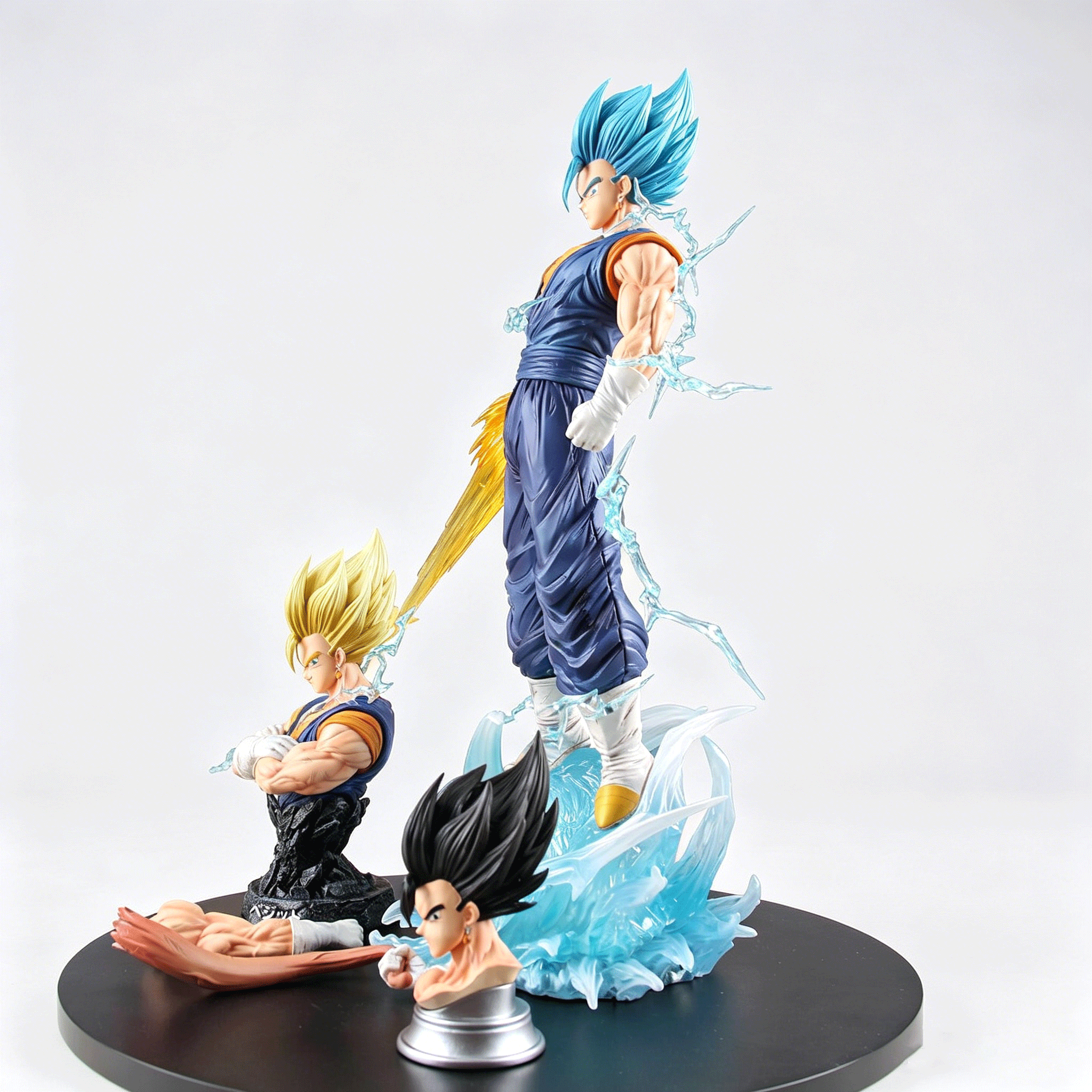 Vegito Dragon Ball LED Light-Up 3 Heads Deluxe Edition GK Statue – Anime Collectible Gift - Image 5