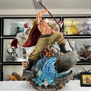 One Piece Yonko Whitebeard Marineford War Large GK Statue – Edward Newgate Anime Figure Collectible Gift