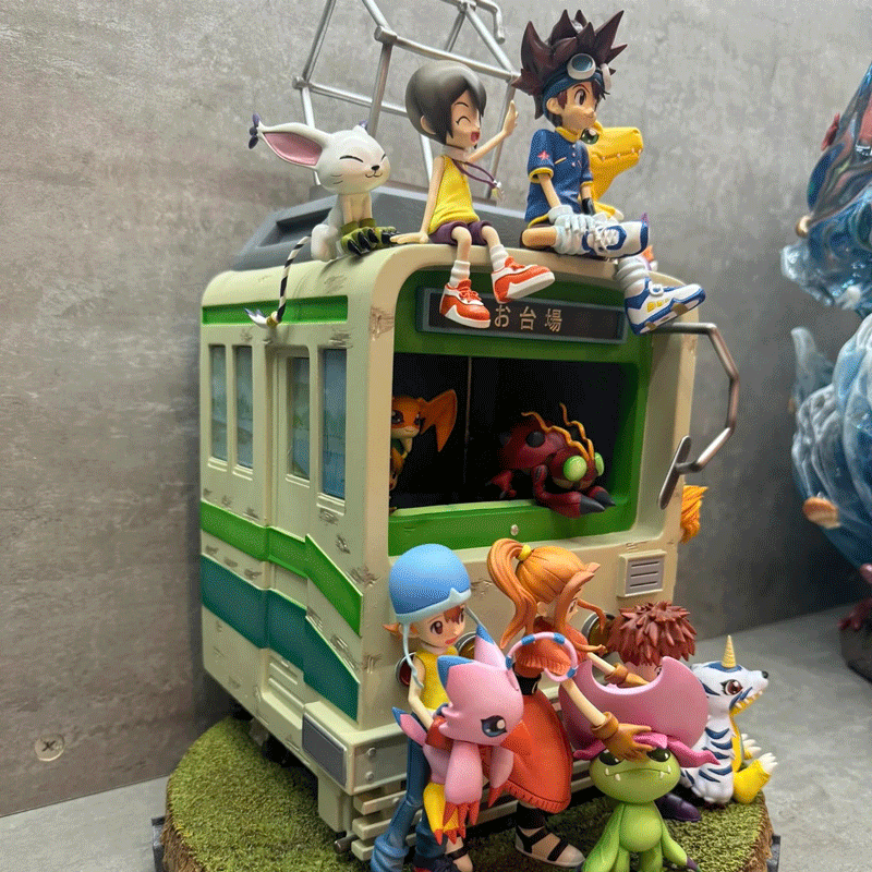 Digimon - All First Gen Digimon & Partners (Original Memory Family Portrait) Statue - Image 5