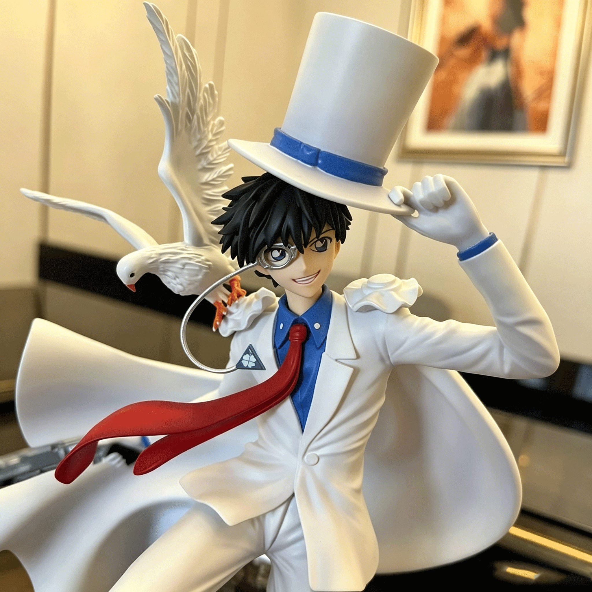 Case Closed - Kaito Kuroba/Kid the Phantom Thief (Dual Interchangeable Heads Version) Figure - Image 3