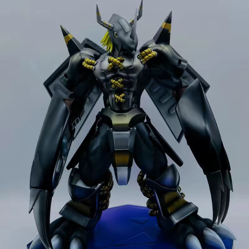 Buy Digimon WarGreymon Black Dark Evolution Version Figure with Crypto at AnimeFigureHub