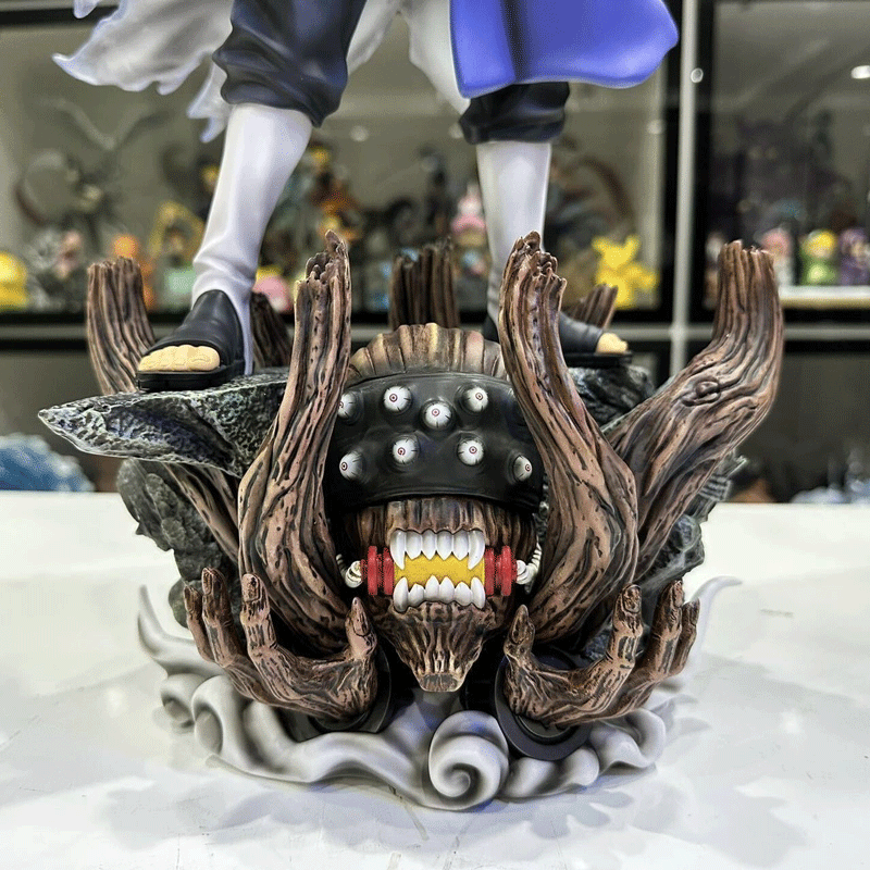 Naruto - Obito Uchiha (White Mask Dual Interchangeable Heads Version) Figure - Image 5