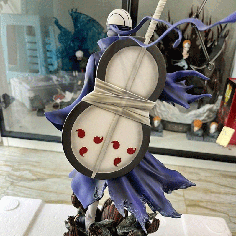Naruto - Obito Uchiha (White Mask Dual Interchangeable Heads Version) Figure - Image 4