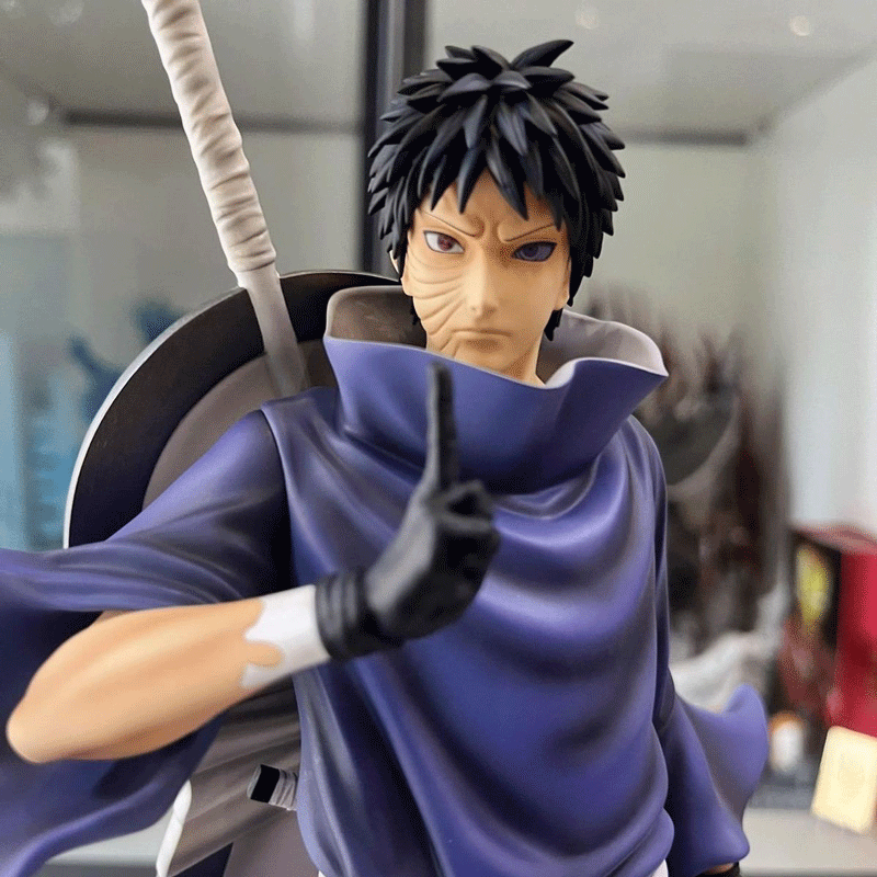 Naruto - Obito Uchiha (White Mask Dual Interchangeable Heads Version) Figure - Image 2