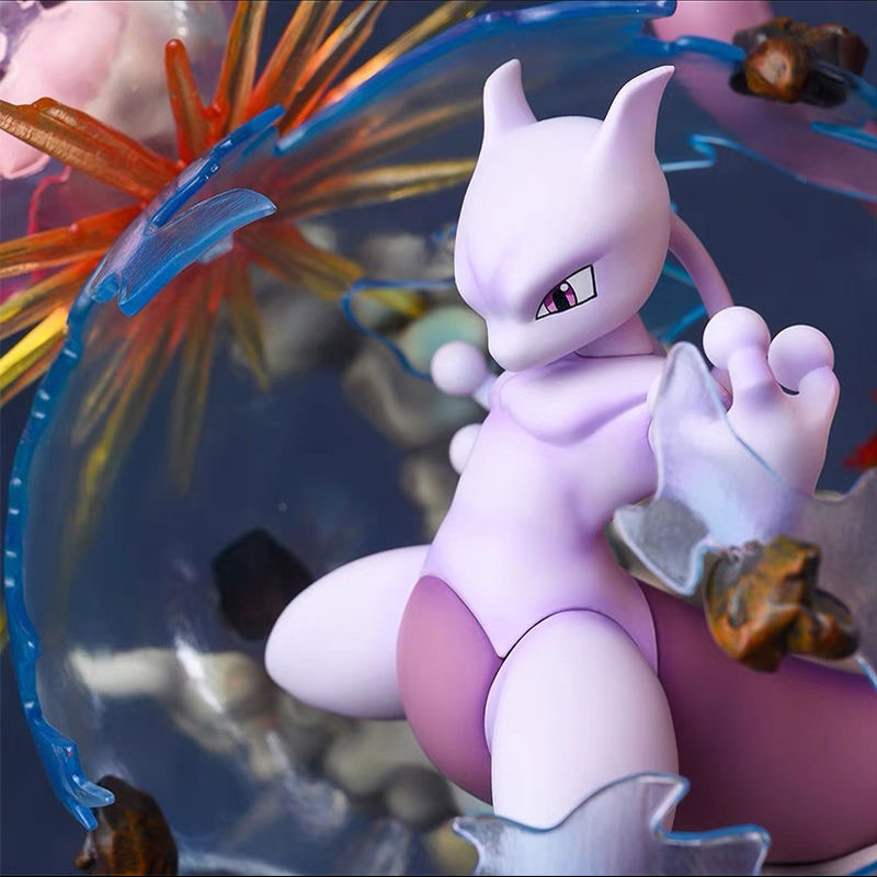 Pokemon - Mewtwo & Greninja Full Evolution Line Collectible Figure Set - Image 4