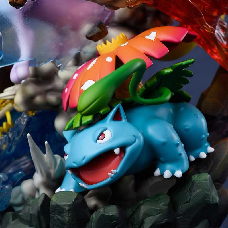 Pokemon - Mewtwo & Greninja Full Evolution Line Collectible Figure Set - Image 3