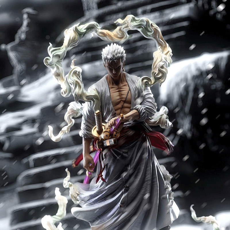 One Piece - Roronoa Zoro (Dual Interchangeable Heads) Figure - Image 3