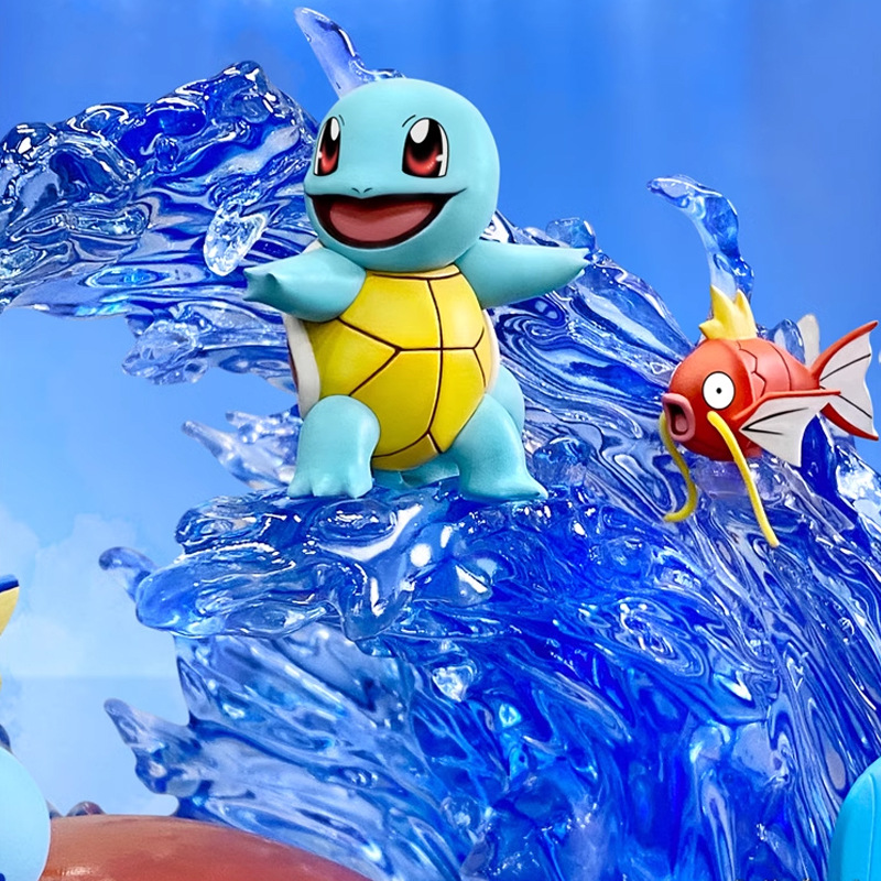 Pokemon - Blastoise (Water Type Full Family Set) Statue - Image 2