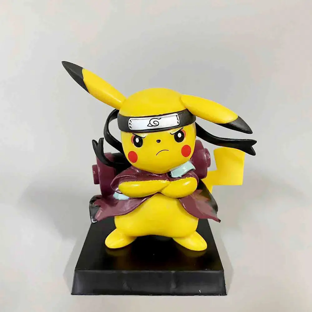 Buy Pokémon Cosplay Pikachu Captain America Naruto Sage Mode Version Figure with Crypto at AnimeFigureHub