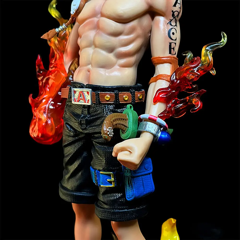 One Piece - Portgas D. Ace (Dream Studio Fire Fist Version) 42cm GK Figure with Dual Head Sculpt - Image 7