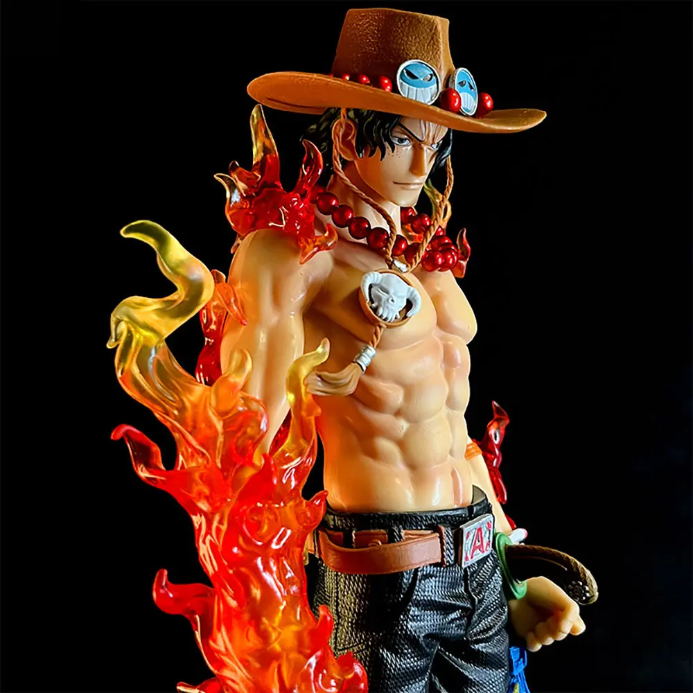 One Piece - Portgas D. Ace (Dream Studio Fire Fist Version) 42cm GK Figure with Dual Head Sculpt - Image 6