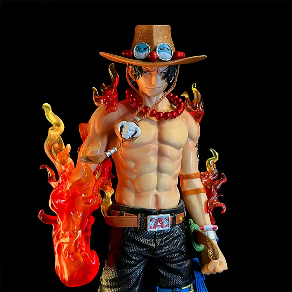 One Piece - Portgas D. Ace (Dream Studio Fire Fist Version) 42cm GK Figure with Dual Head Sculpt - Image 5