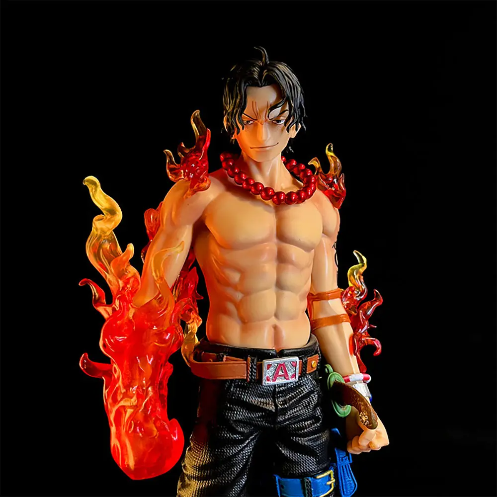 One Piece - Portgas D. Ace (Dream Studio Fire Fist Version) 42cm GK Figure with Dual Head Sculpt - Image 4