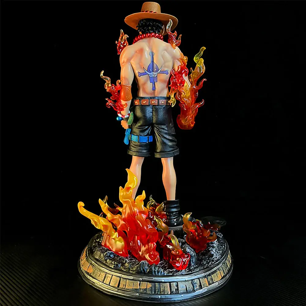 One Piece - Portgas D. Ace (Dream Studio Fire Fist Version) 42cm GK Figure with Dual Head Sculpt - Image 2