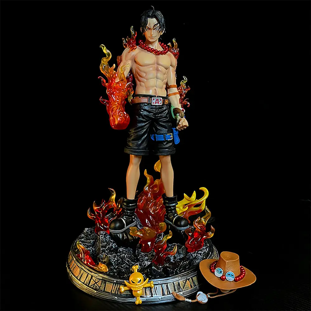 Buy One Piece Portgas D. Ace Dream Studio Fire Fist 42cm GK Figure with Crypto at AnimeFigureHub