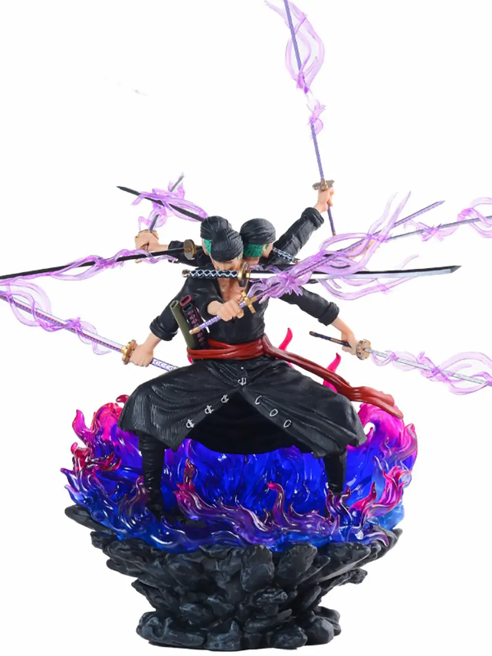 Buy One Piece Roronoa Zoro Asura Nine Sword Style Figure with Crypto at AnimeFigureHub