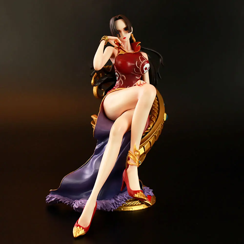 One Piece - Boa Hancock (Seated Red Dress Version) Figure - Image 5