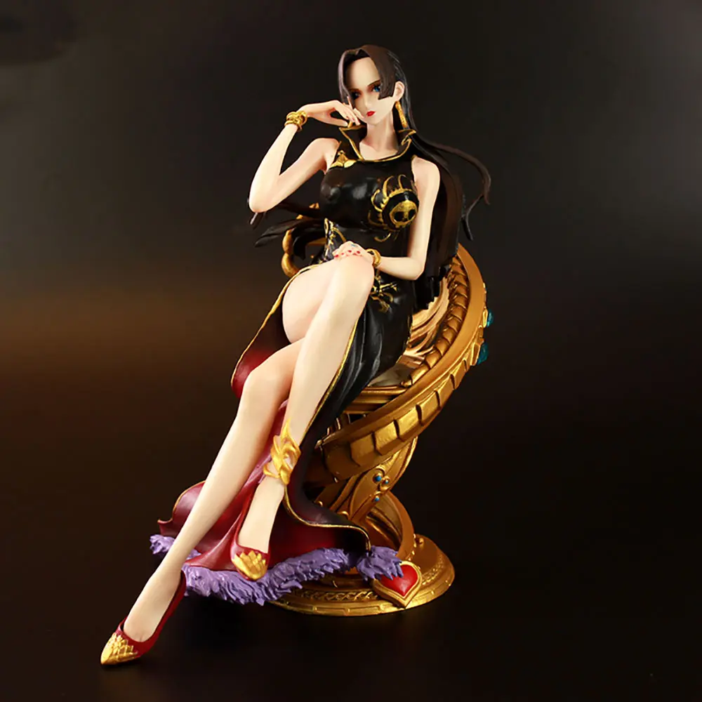 One Piece - Boa Hancock (Seated Black Dress Version) Figure - Image 5