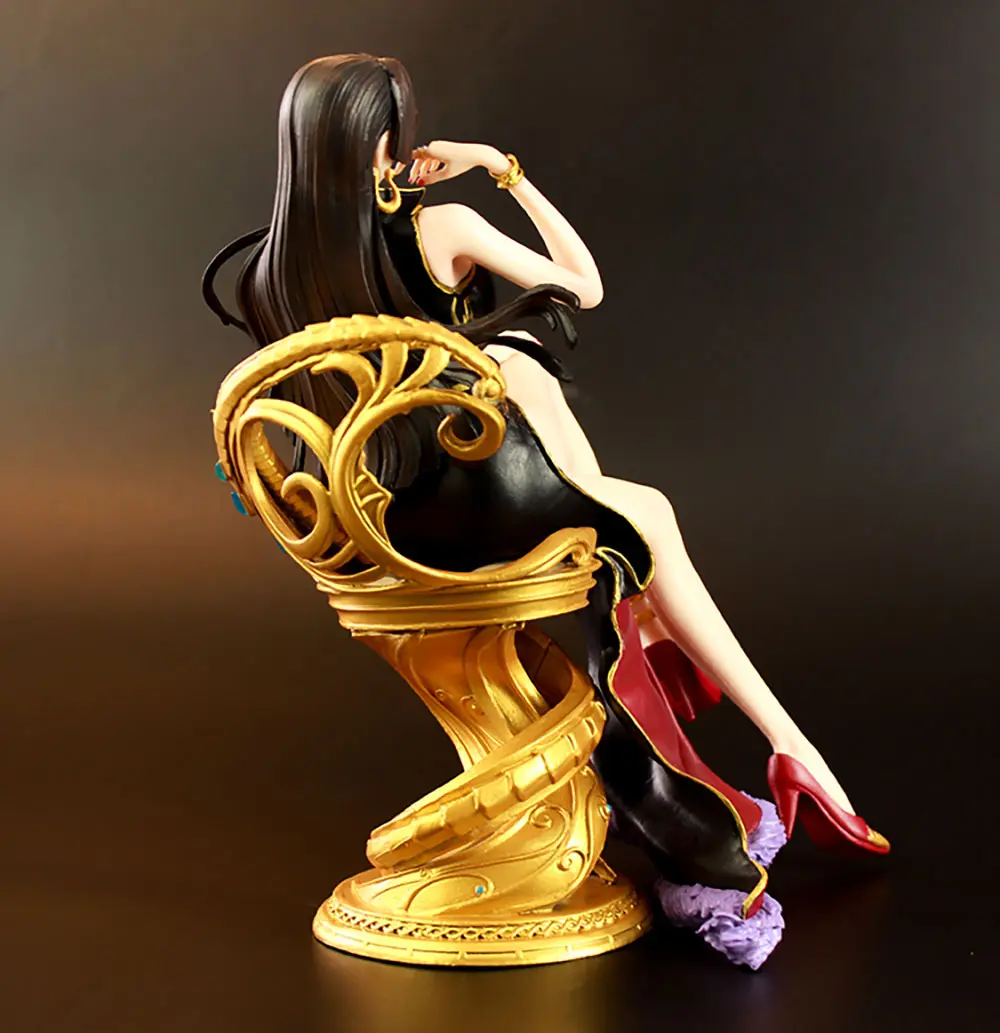 One Piece - Boa Hancock (Seated Black Dress Version) Figure - Image 3