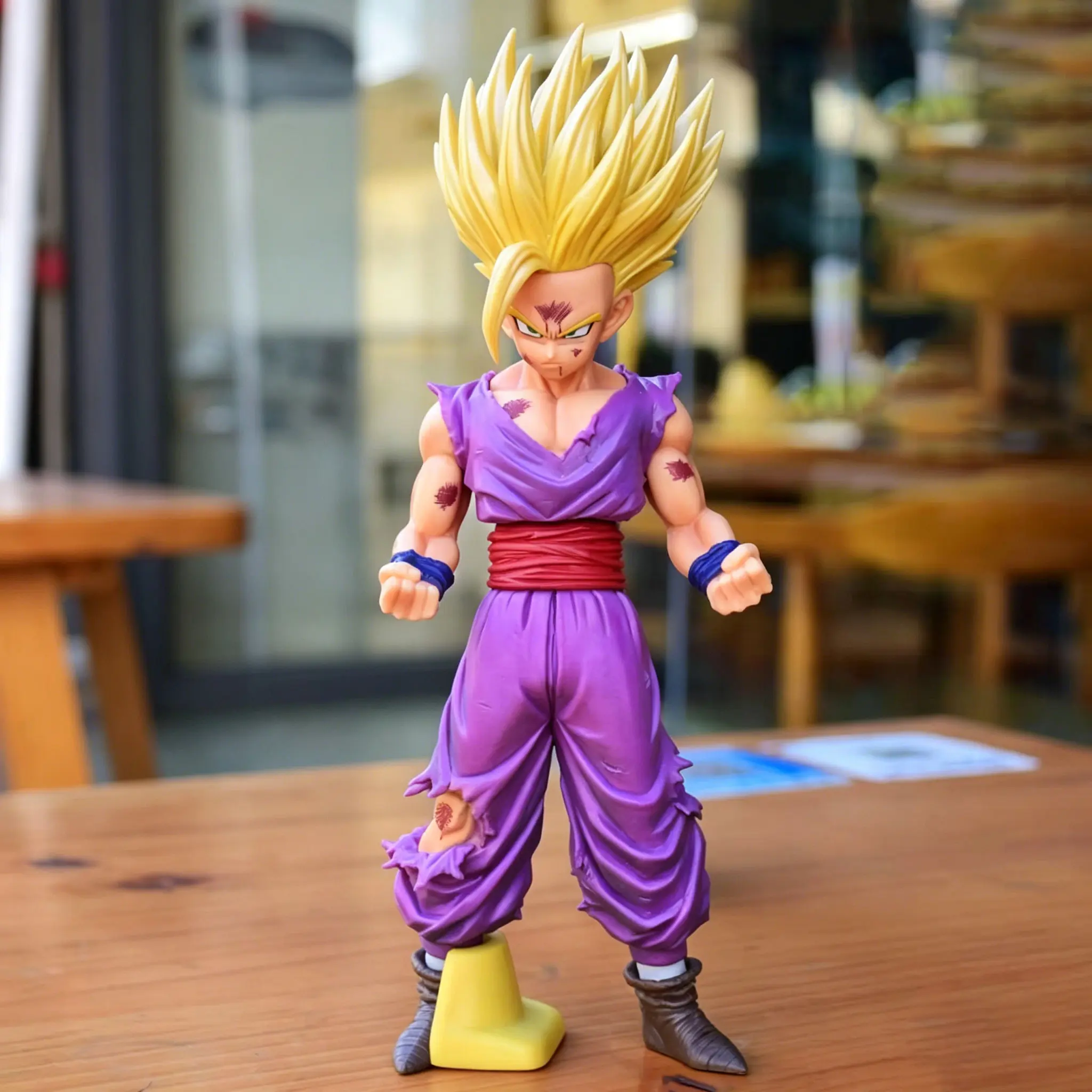 Buy Dragon Ball Z Super Saiyan 2 Gohan Battle Damaged PVC Figure with Crypto at AnimeFigureHub