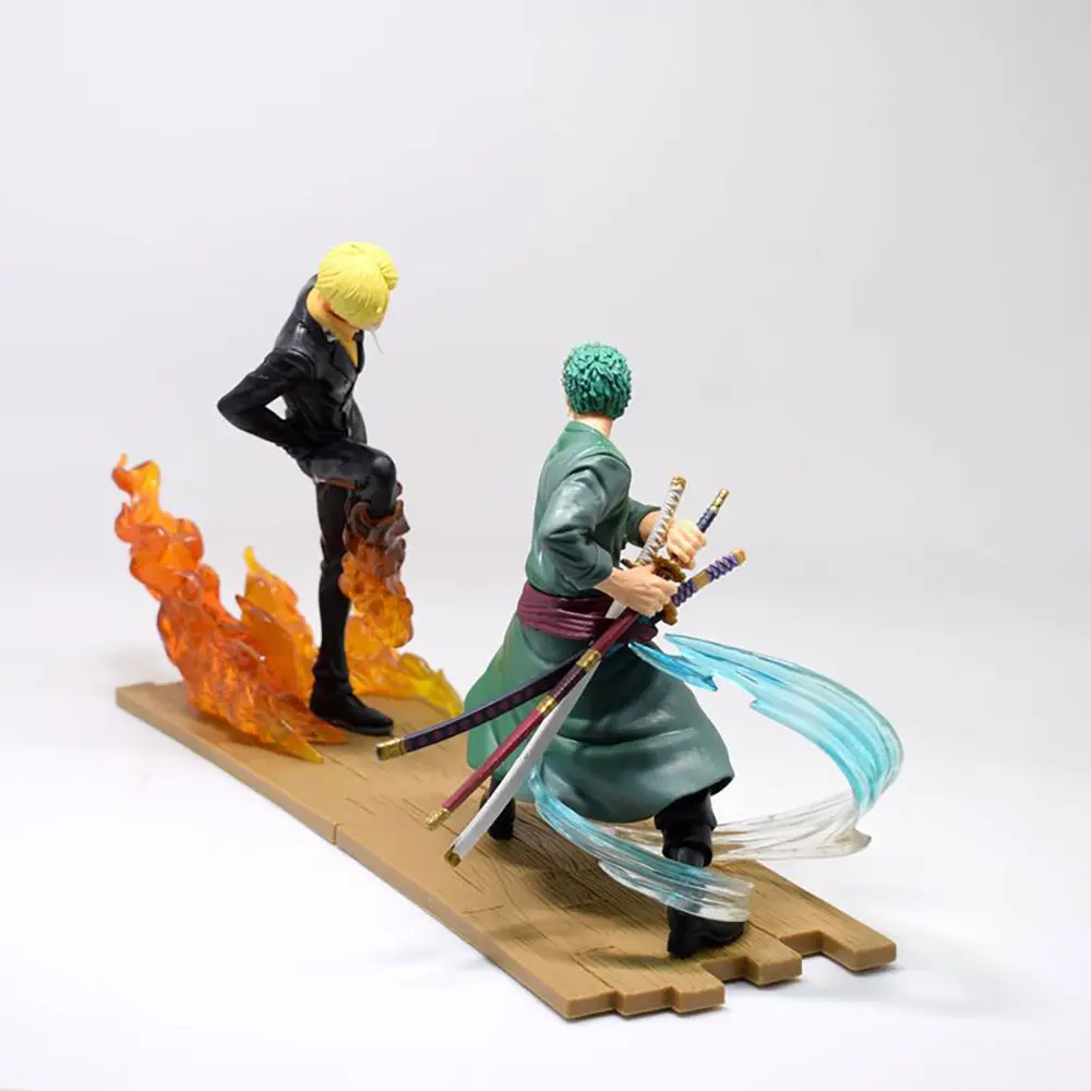 One Piece - Zoro VS Sanji (Noah Flame Battle Version) Diorama Scene Figure - Image 6