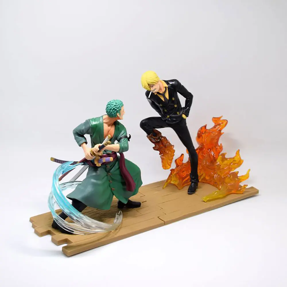 One Piece - Zoro VS Sanji (Noah Flame Battle Version) Diorama Scene Figure - Image 7