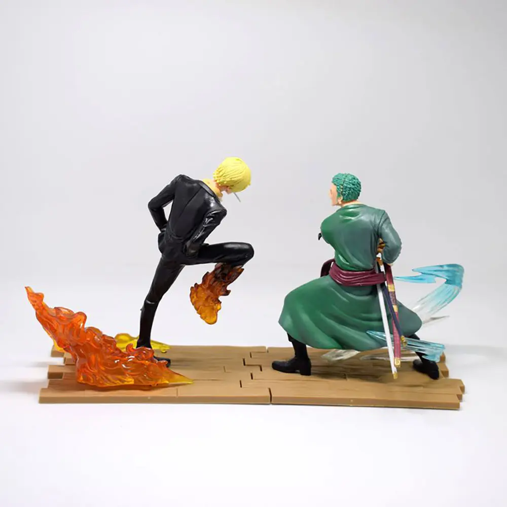 One Piece - Zoro VS Sanji (Noah Flame Battle Version) Diorama Scene Figure - Image 5