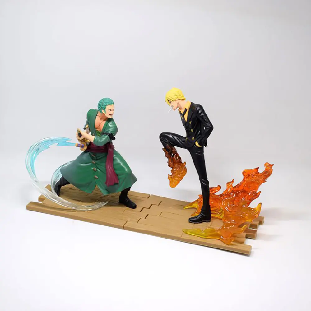One Piece - Zoro VS Sanji (Noah Flame Battle Version) Diorama Scene Figure - Image 4