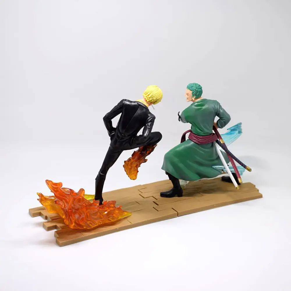 One Piece - Zoro VS Sanji (Noah Flame Battle Version) Diorama Scene Figure - Image 3