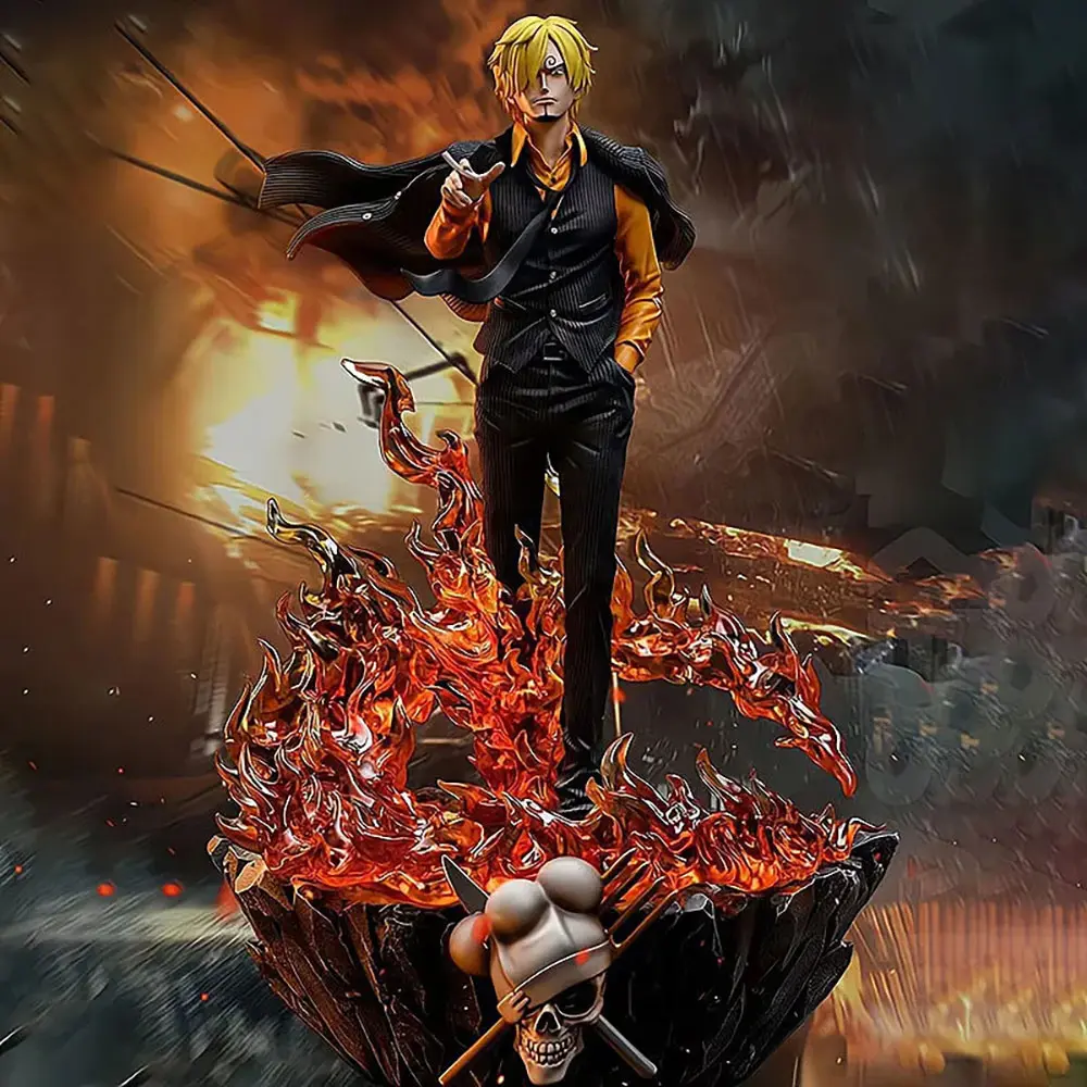 One Piece - Sanji (Monster Trio Hot-Blooded Light-Up Version) GK Statue - Image 7