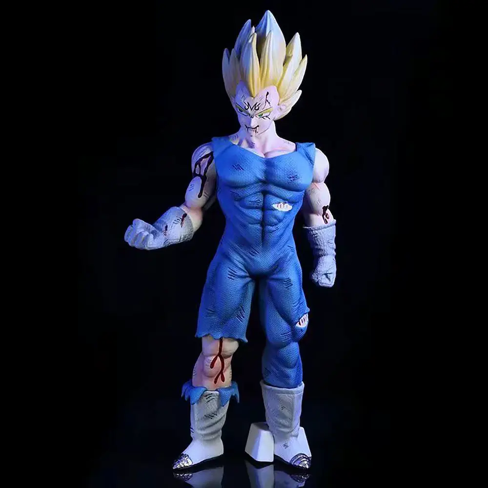 Buy Dragon Ball Z Majin Vegeta Battle Damaged Standing Version Figure with Crypto at AnimeFigureHub